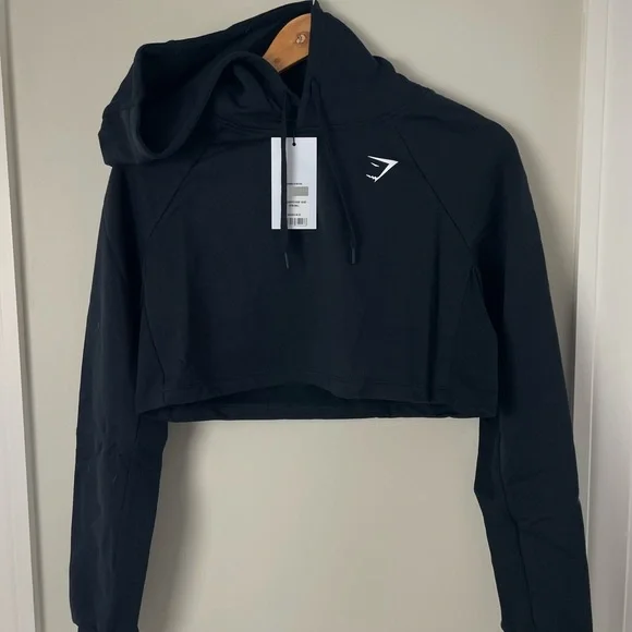 Gymshark Womens TRAINING CROPPED HOODIE - Picture 10 of 12